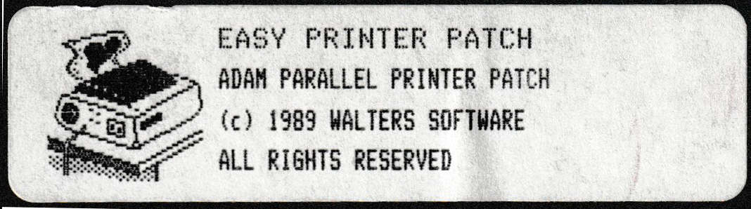 EASY PRINTER PATCH Floppy Disk